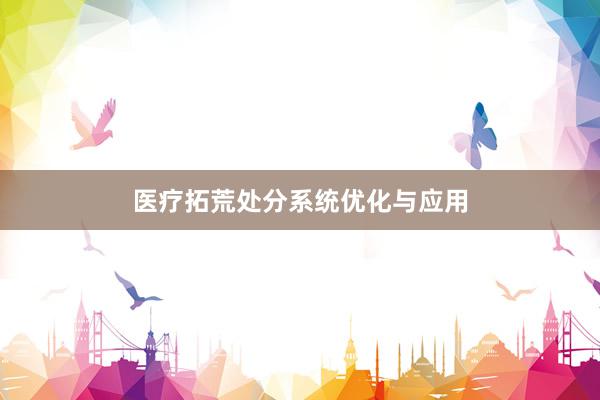 医疗拓荒处分系统优化与应用